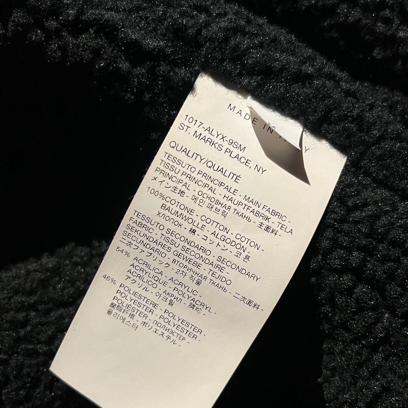 1017 ALYX 9SM FEEL IT SLOGAN HOODIE M リバーシブル アリクス 