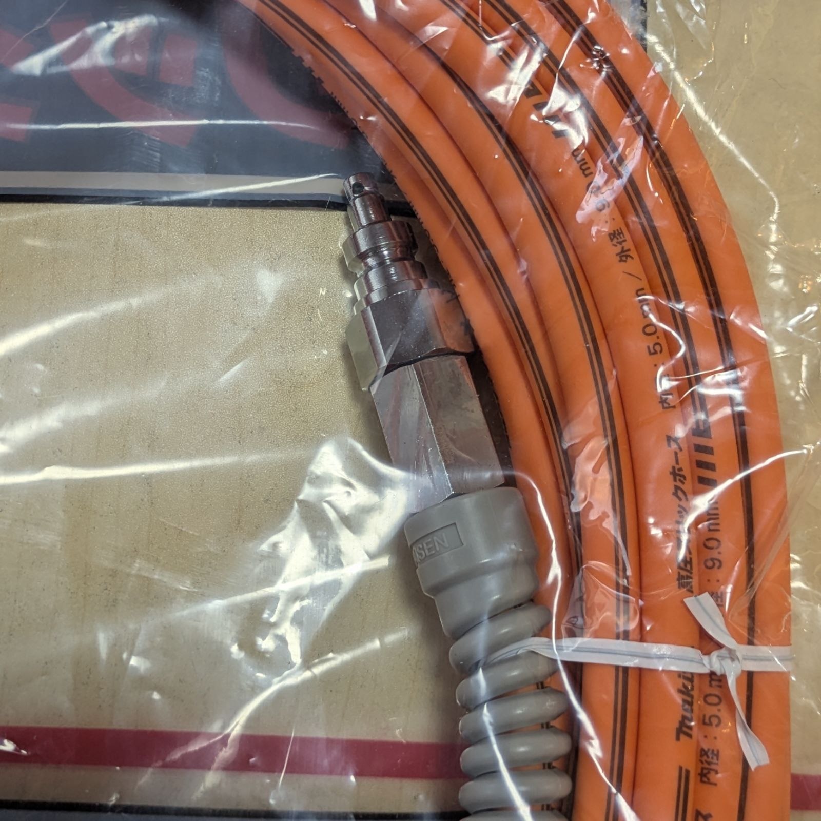  makita マキタ スリックホース 高圧 エアー 5㎜ 15ｍ A-57227 エアーホース リール エアーツール