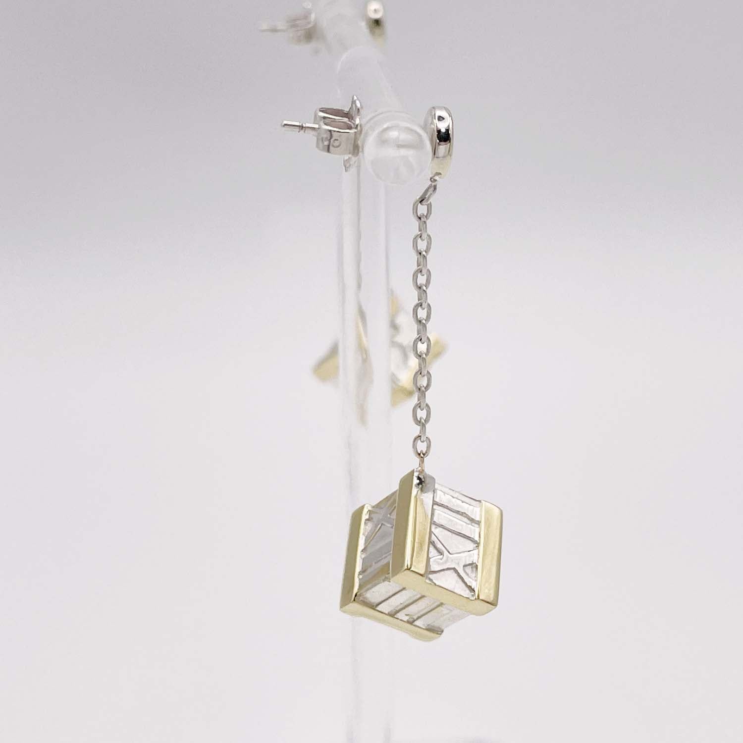 Tiffany&Co. ティファニー アトラス キューブ ピアス ドロップ SV925