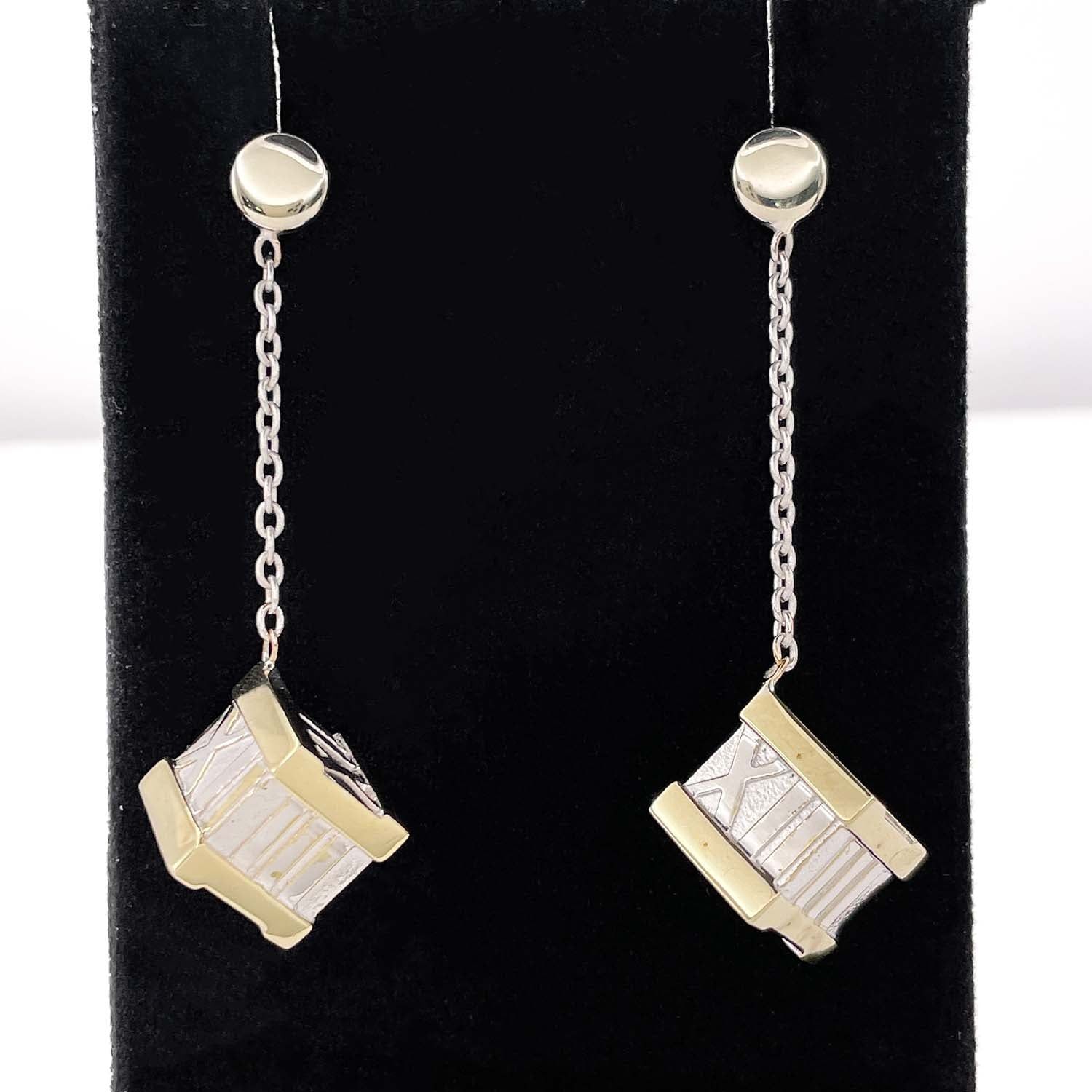 Tiffany&Co. ティファニー アトラス キューブ ピアス ドロップ SV925