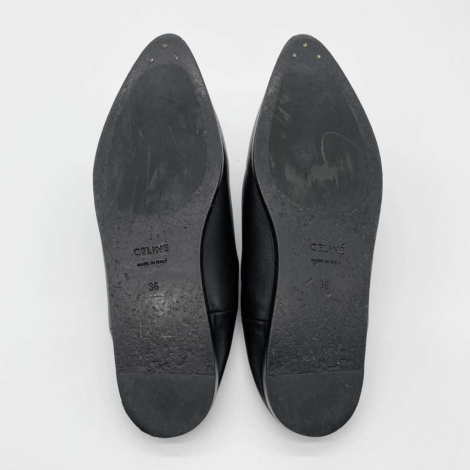 celine バブーシュ36 CELINE セリーヌ サイズ36 バブーシュ サンダル つっかけ フラット