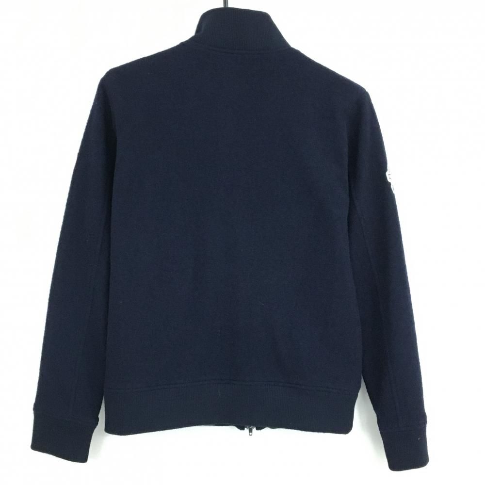 【超美品】ビームスゴルフ ジャケット ネイビー ワッペン ウール混 裏地付 メンズ S ゴルフウェア BEAMS GOLF ゴルフ 【超美品】ビームスゴルフ ジャケット ネイビー ワッペン