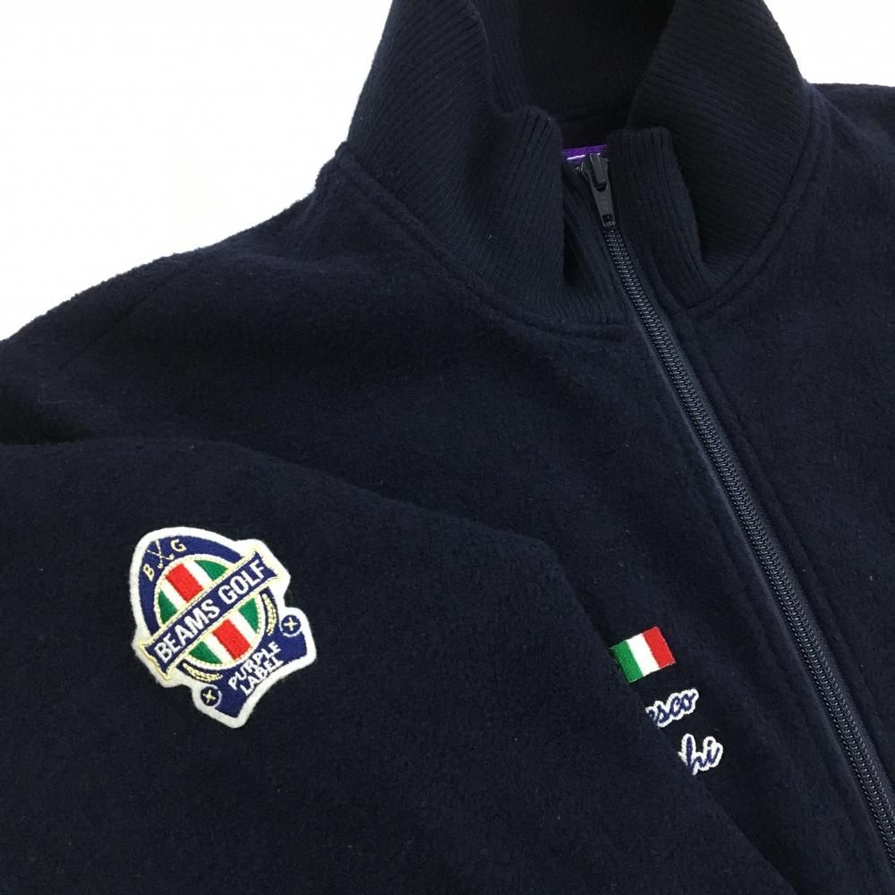 ゴルフ 【超美品】ビームスゴルフ ジャケット ネイビー ワッペン