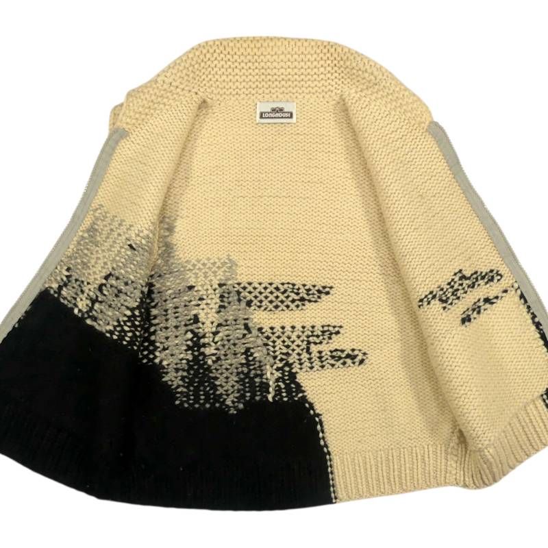 LONGHOUSE ロングハウス カウチンセーター ニット ベスト XXL カナダ
