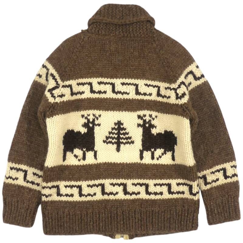 カウチンセーター kanata ニット XL カナダ製 カナタ ウール ハンド