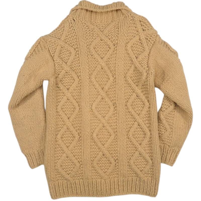 カウチンセーター kanata ニット M カナダ製 カナタ ウール ハンド