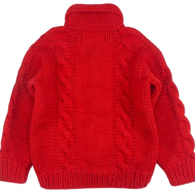 カウチンセーター kanata ニット L カナダ製 カナタ ウール ハンド