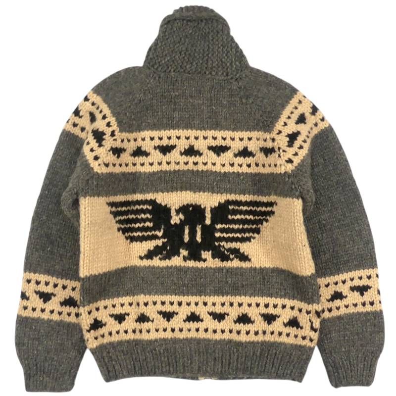 カウチンセーター kanata ニット XL カナダ製 カナタ ウール ハンド