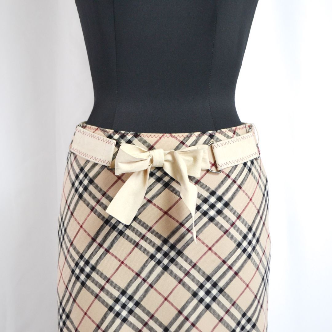 極美品】BURBERRYバーバリー 日本製 ウール製ノヴァチェック総柄