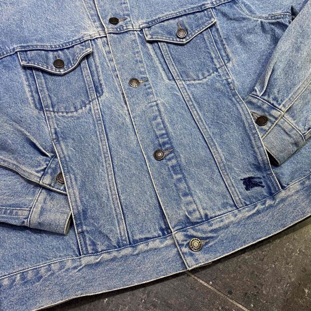 Supreme 22ss Burberry Denim Trucker Jacket SIZE-M シュプリーム