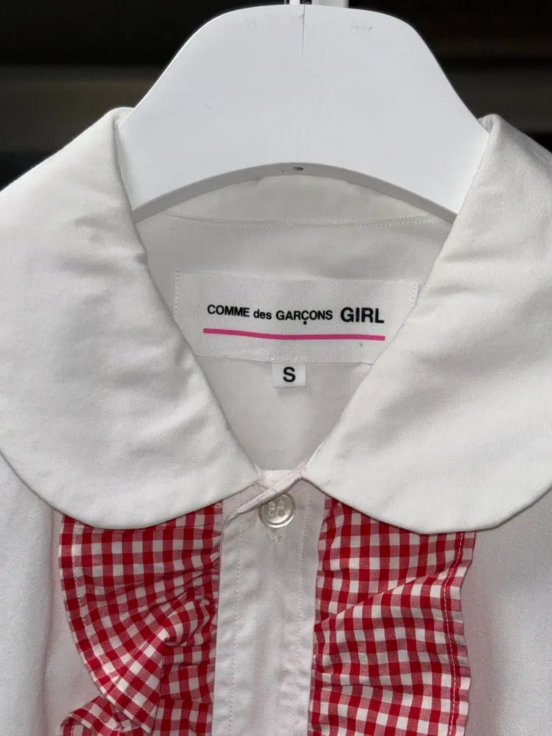 COMME des GARCONS コム・デ・ギャルソン Girl ギンガム CHECK フリル