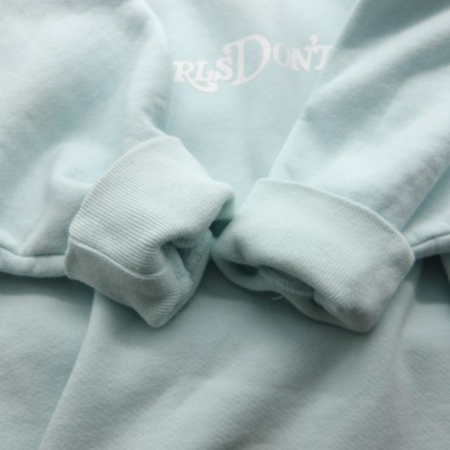 GIRLS DON'T CRY LOGO HOODIE BLUE XL ガールズドントクライ ロゴ