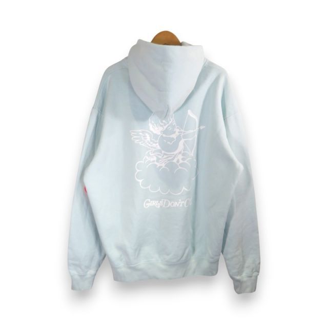 GIRLS DON'T CRY LOGO HOODIE BLUE XL ガールズドントクライ ロゴ