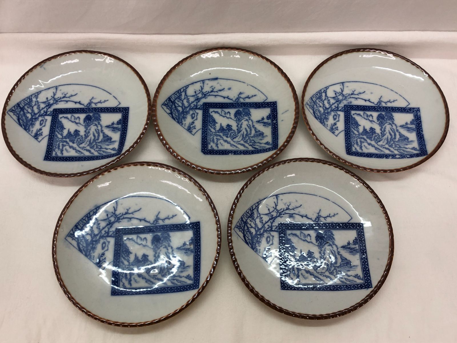 長期保管品】イゲ皿 骨董 大皿1枚・中皿5枚セット - メルカリ