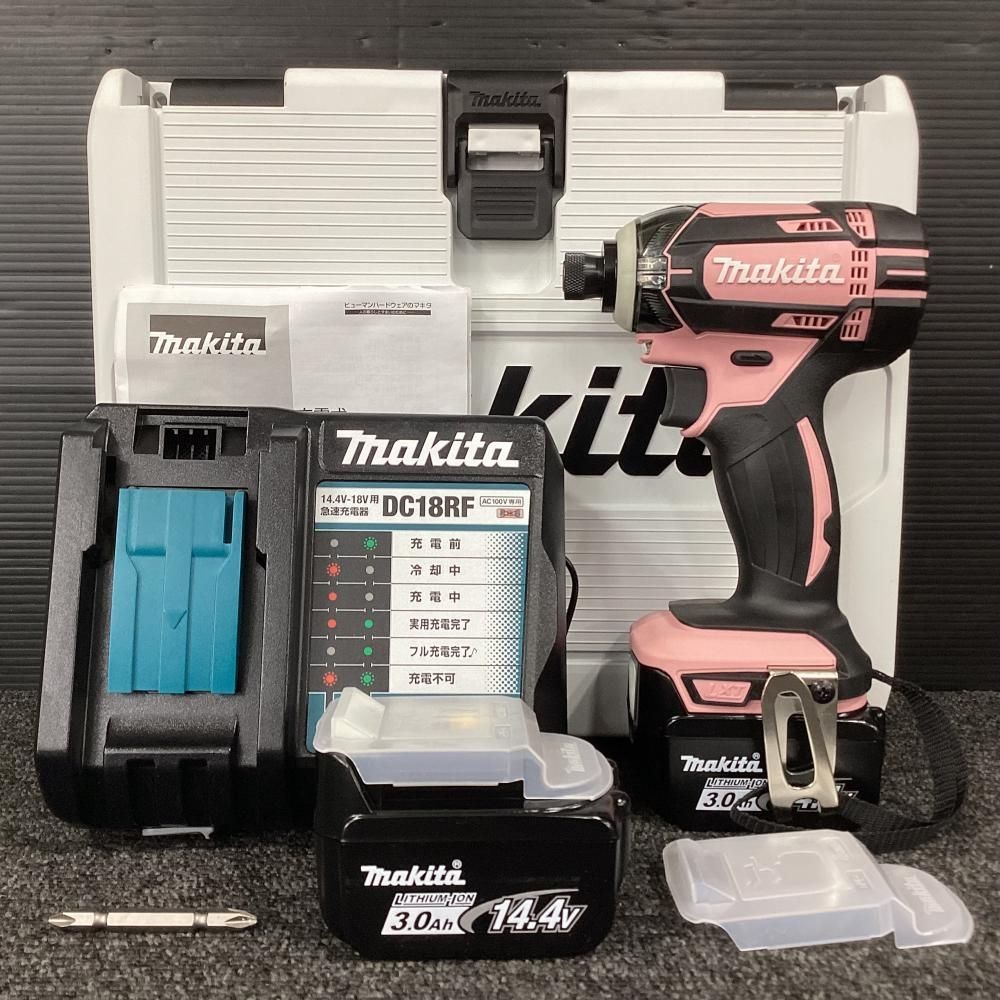 美品 マキタ【極美品】makita 18V 3.0Ah 充電式インパクトドライバ 