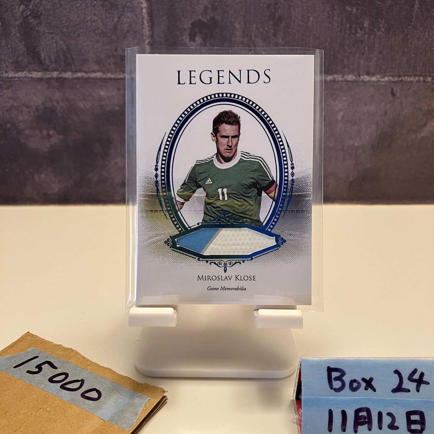 2023 Futera Unique MIROSLAV KLOSE 09/10 Lazio Legends ジャージ