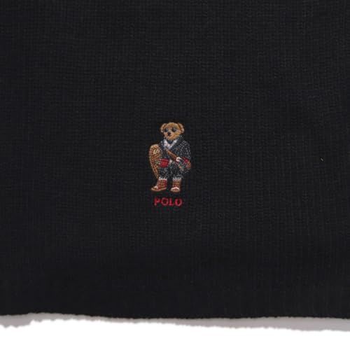 POLO RALPH LAUREN ポロラルフローレン PC 1455 MUFFLER マフラー ポロベア ウール ユニセックス ストール クマ 刺繍 ギフト 並行輸入品 po ed 40 eebb