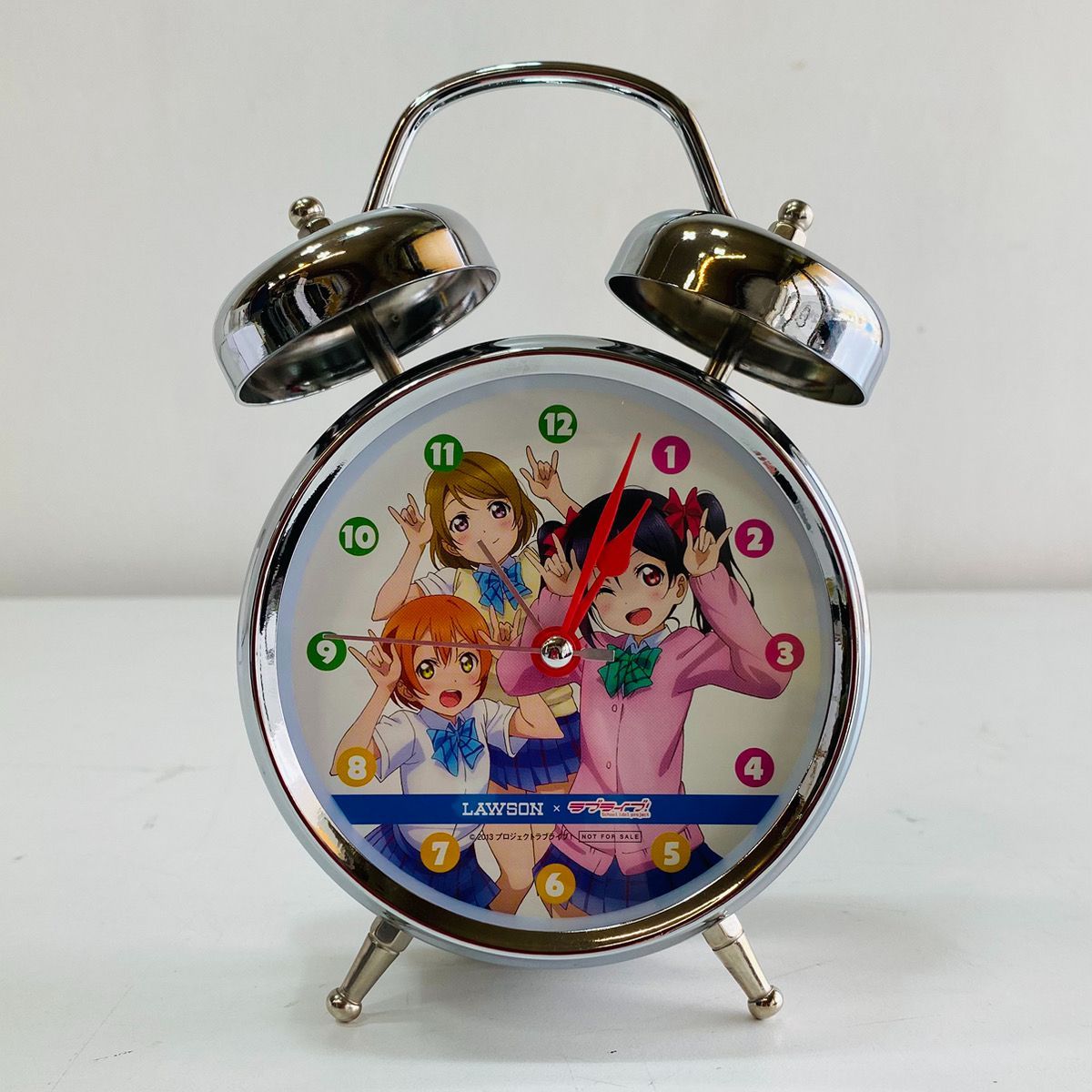 ラブライブ! The School Idol Movie×ローソン LAWSON Bコース オリジナルボイス入り にこりんぱな 目覚まし時計 矢澤にこ CV 徳井青空 星空凛 飯田里穂 小泉花陽 久保ユリカ