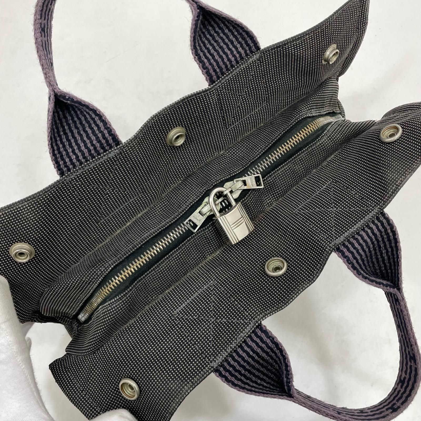 中古】HERMES | エルメス エールライン PM ハンドバッグ グレー【尾張 