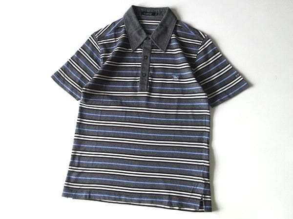 希少 BURBERRY BLACK LABEL バーバリーブラックレーベル ホースロゴ