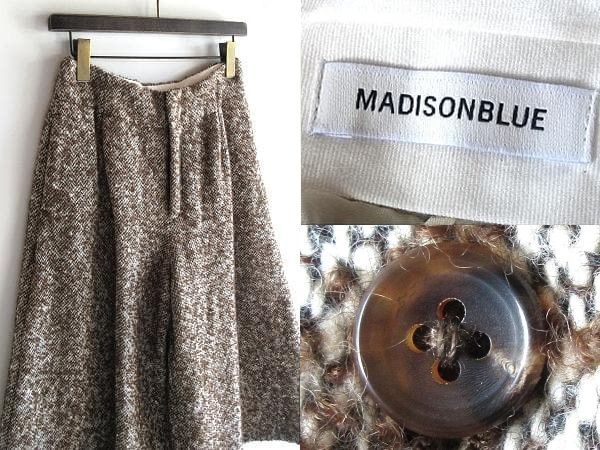 未使用 極美品 MADISONBLUE マディソンブルー モヘア混 ウール