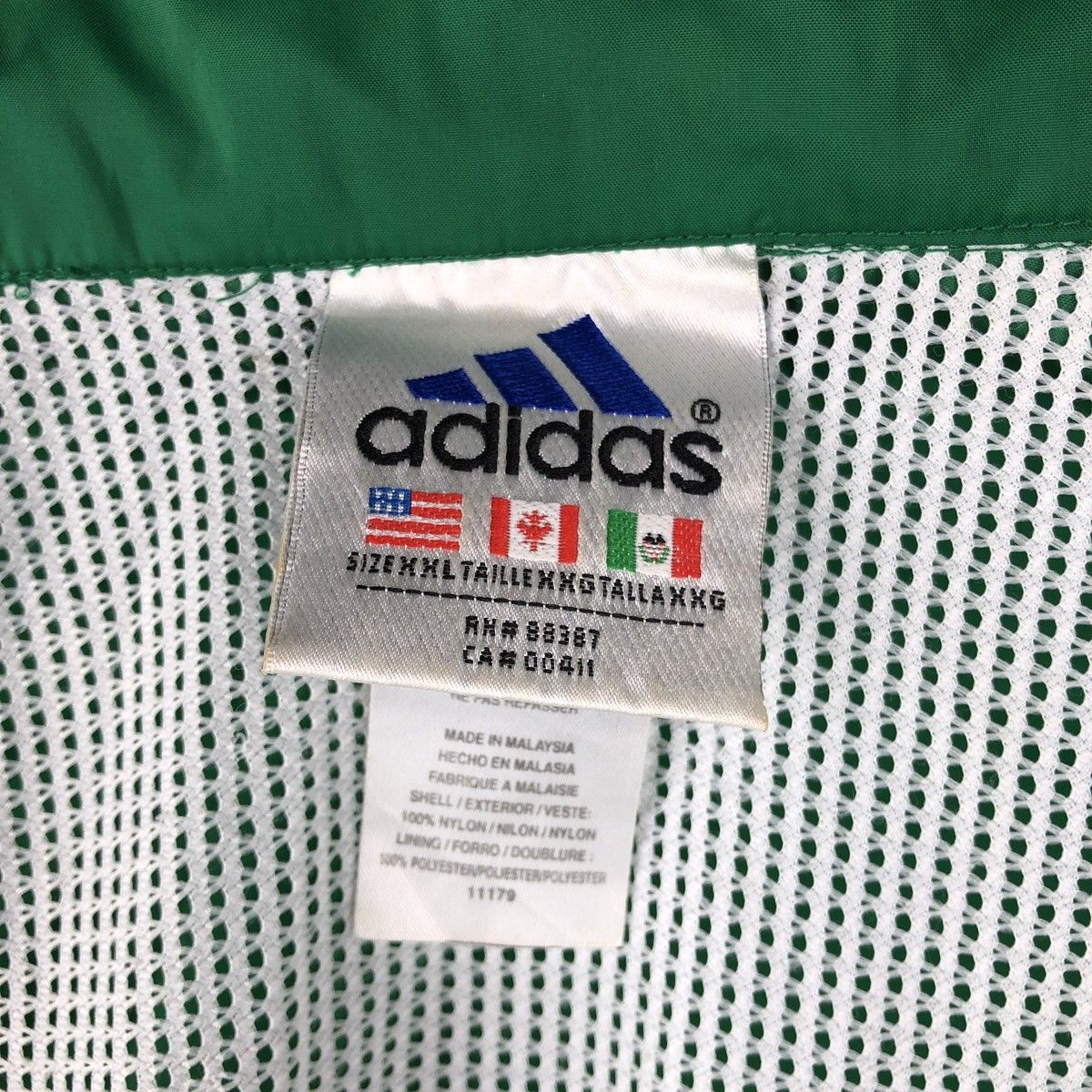 adidas アディダス 00s 万国旗タグ 万 サイズ 90s 00s adidas