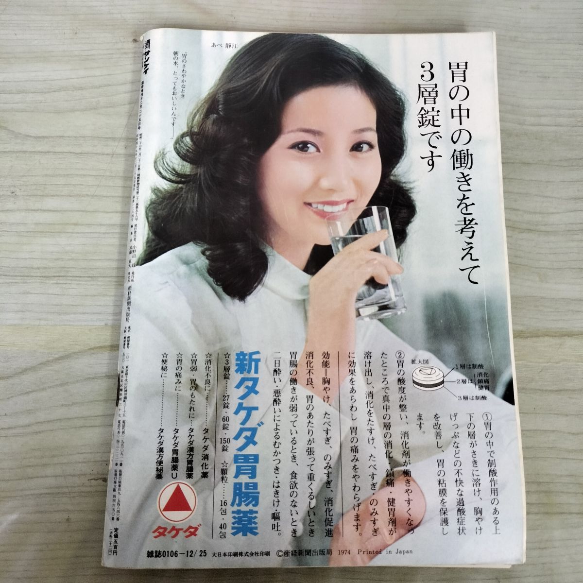 週刊サンケイ 1974年12月25日号昭和49年 昭和の50年 付録つき 戦争への
