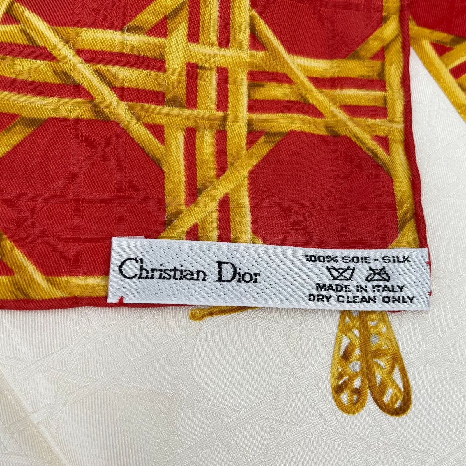 未使用品 Christian Dior クリスチャン ディオール スカーフ シルク 