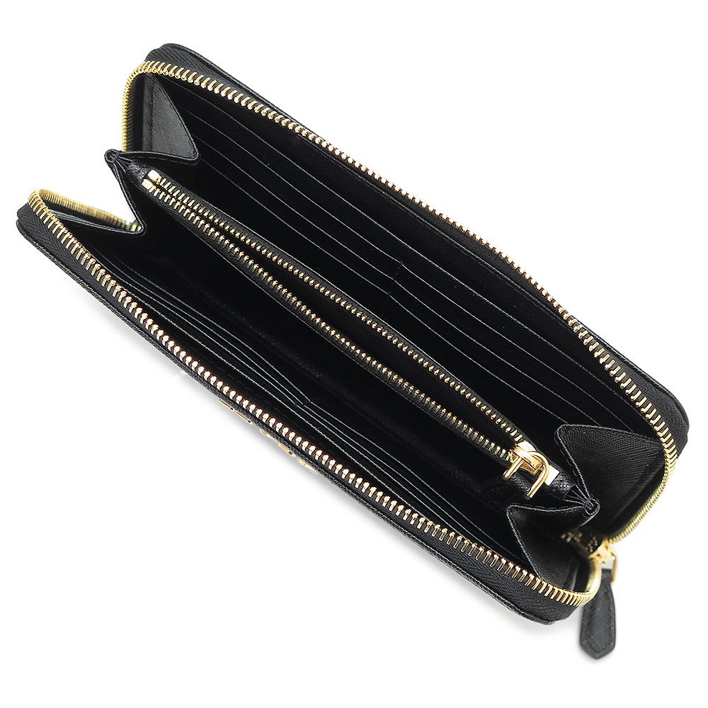 プラダ 長財布 サフィアーノ レザー ジップアラウンド 1ML506 QWA