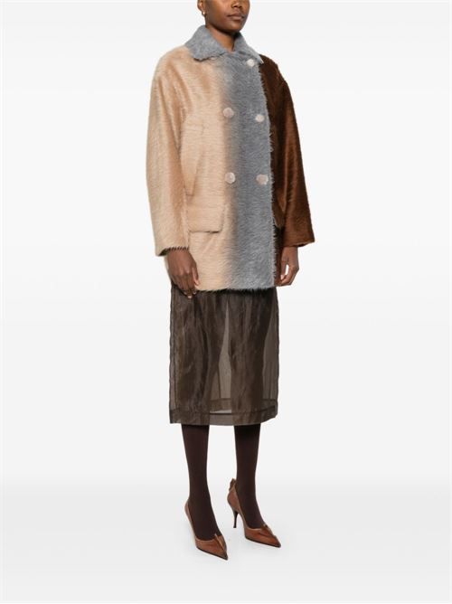 FENDI ウールファーリーコート 送料無料 - メルカリ