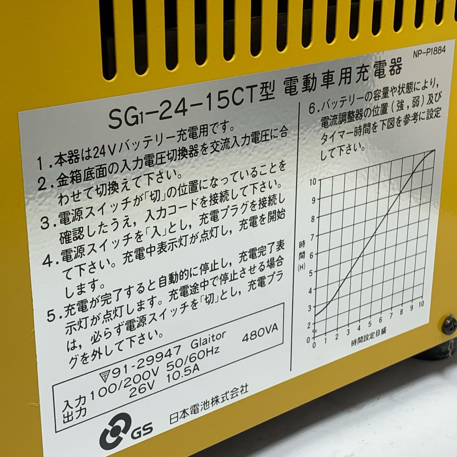 ♭♭ユアサ バッテリーチャージャー 通電のみ OK 1994年製 SG 1-24-15 CT