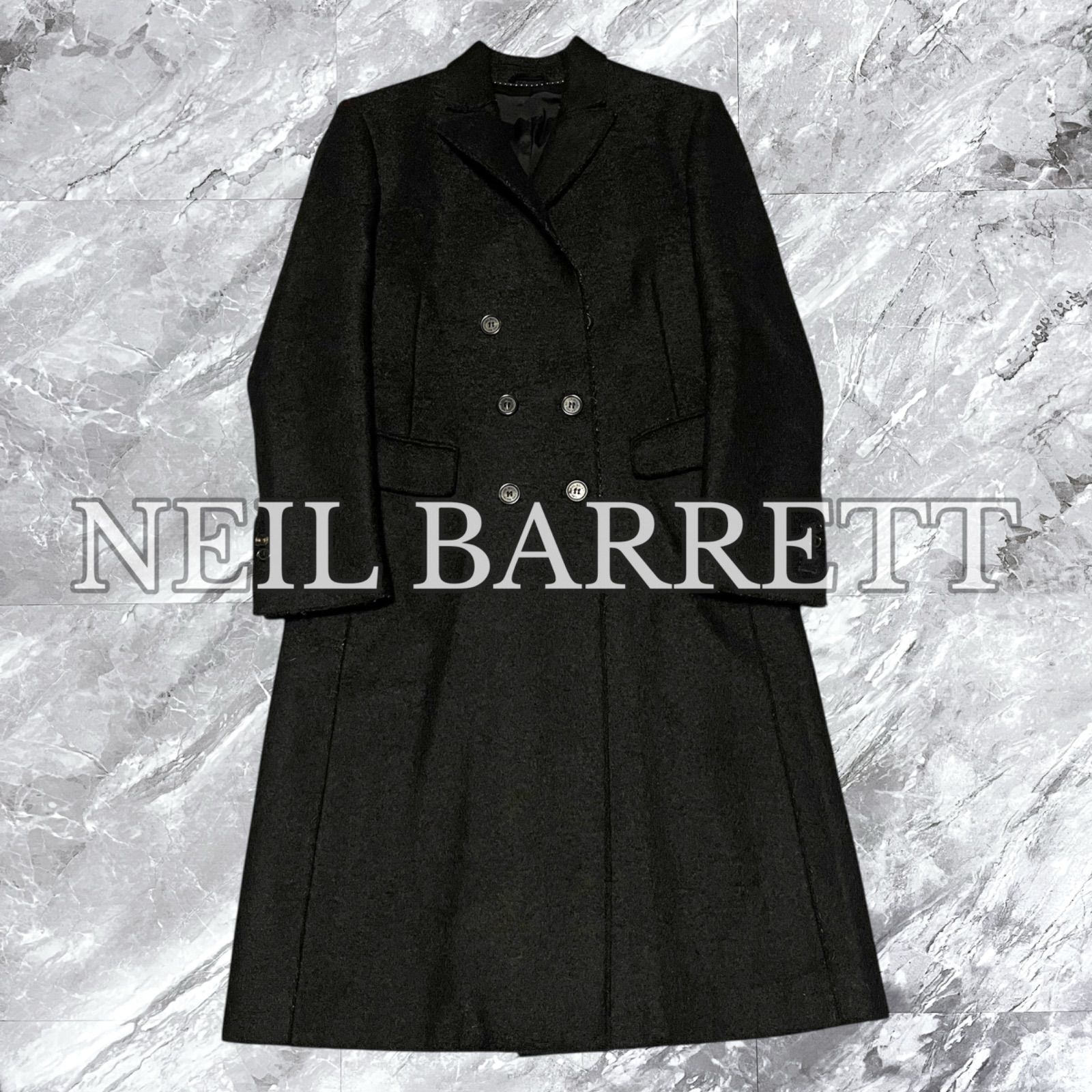 極美品 NEIL BARRETT ニールバレット チェスターコート ロングコート
