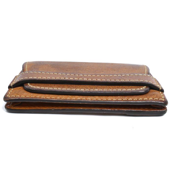 土屋鞄 ツチヤカバン ベルト ウルバーノ カードケース ブラウン メンズ