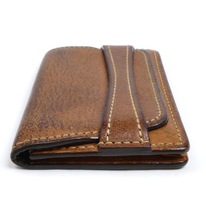 土屋鞄 ツチヤカバン ベルト ウルバーノ カードケース ブラウン メンズ