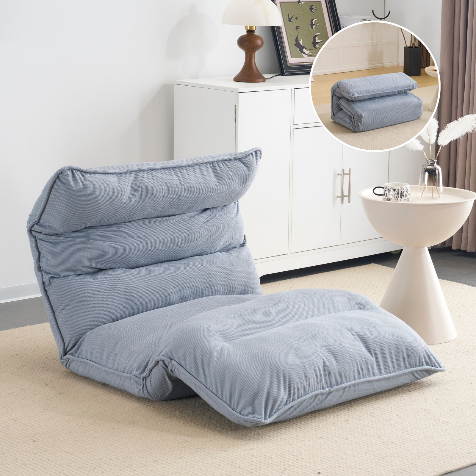 数量 セール ソファーベッド ソファベッド ローソファー 1人掛け マルチに使える 幅90cm 18段階リクライニング 座椅子 1人掛け ソファ 折りたたみコンパクト 折りたたみベッド 圧力分散 おしゃれ 完成品 組立て不要 収納便利