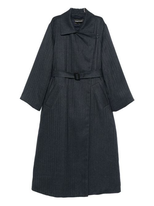 EMPORIO ARMANI ダブルブレストコート 送料無料 - メルカリ