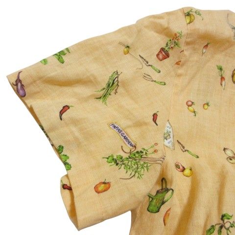 マドモアゼルノンノン mademoiselle NON NON リネンシャツ 半袖