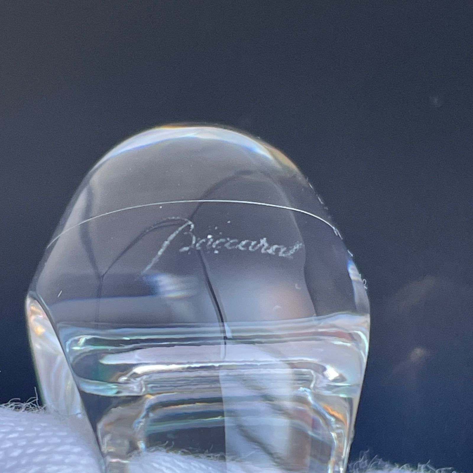 Baccarat バカラ リング 指輪 クリア 透明 箱付き - メルカリ