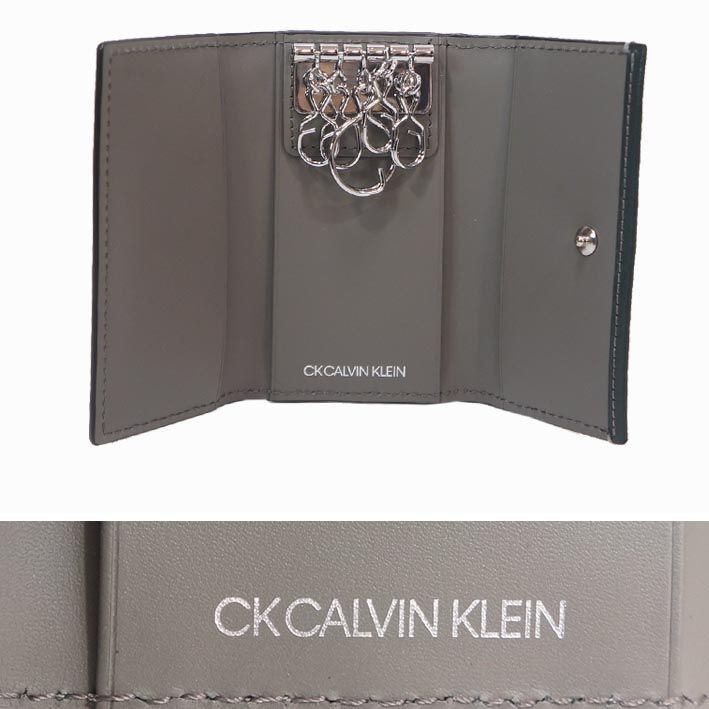 サンプル品 CKカルバンクライン CK CALVIN KLEIN 牛革 キーケース