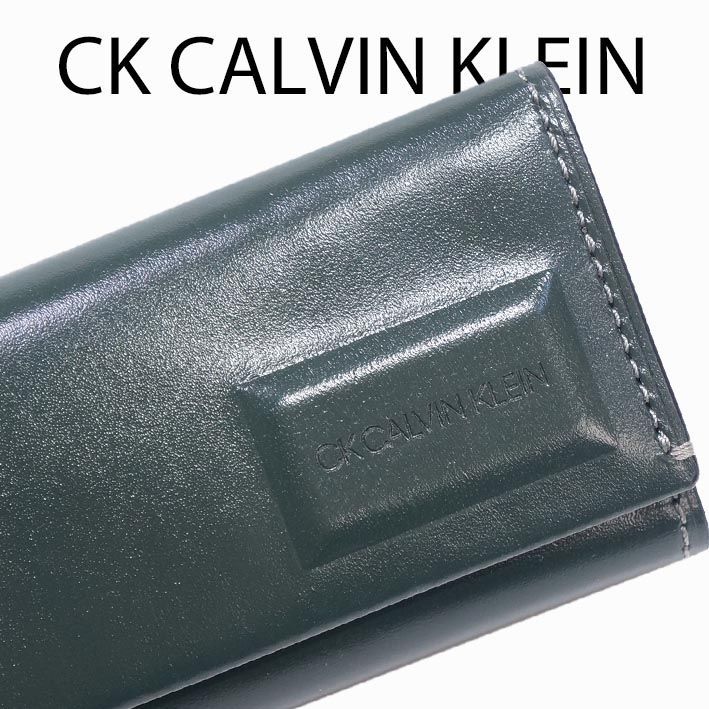 サンプル品 CKカルバンクライン CK CALVIN KLEIN 牛革 キーケース