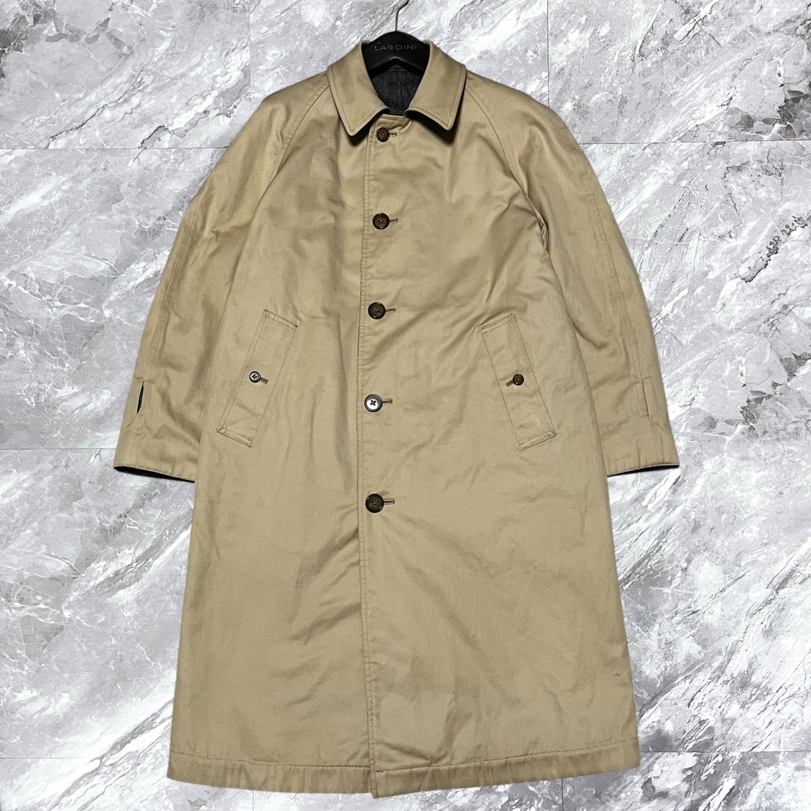 J.PRESS ジェイプレス ステンカラーコート ロングコート リバーシブル