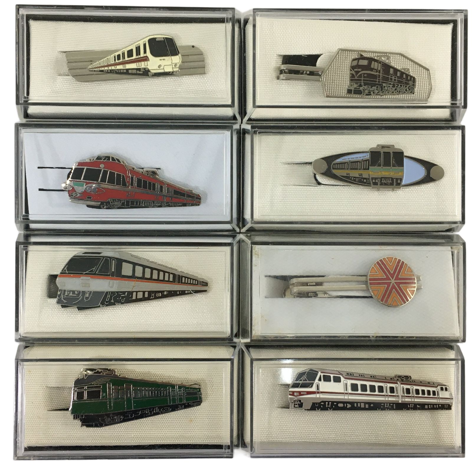 鉄道デザイン ネクタイピン 56個セット 名鉄 名古屋鉄道 日本車輌 JR