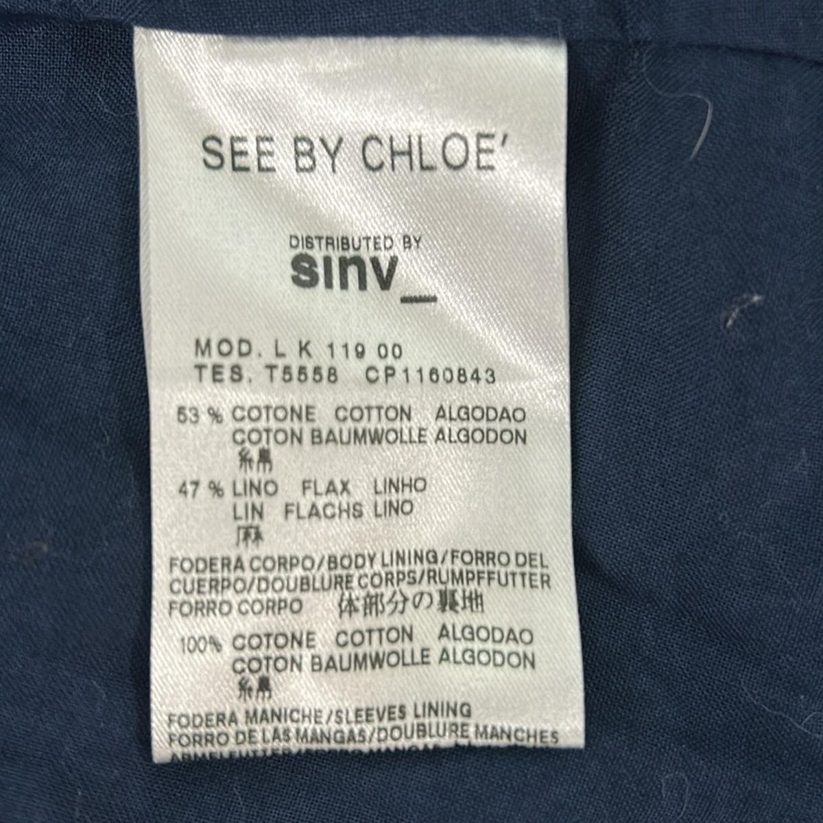 SEE BY CHLOE(シーバイクロエ) コート サイズ38 M レディース美品 - 黒