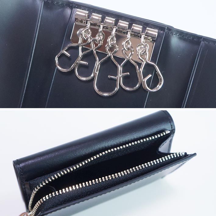 箱なし CKカルバンクライン CK CALVIN KLEIN 牛革 キーケース レジン2