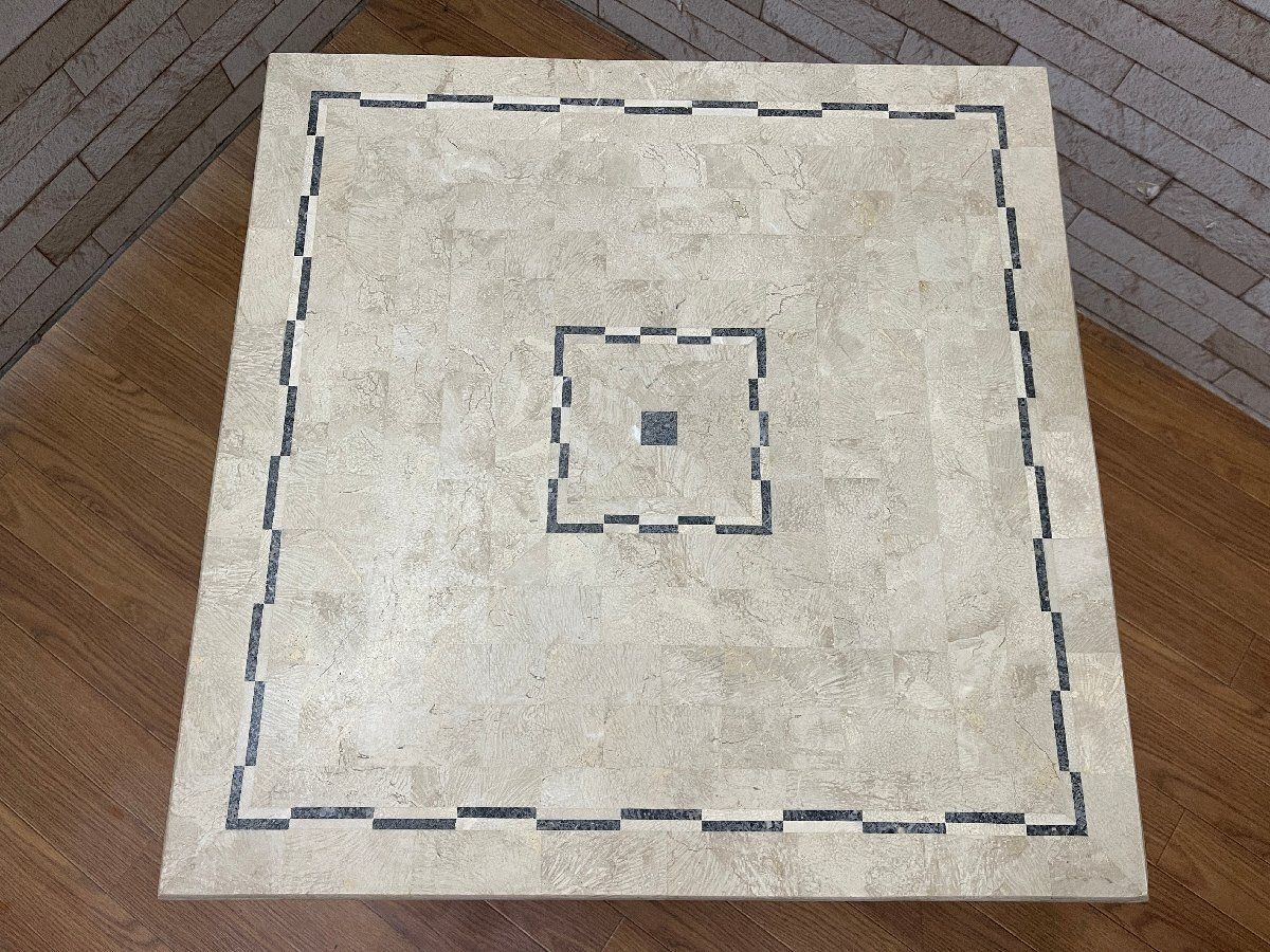 ○廃盤品 カサブランカ CASABLANCA 人工大理石 センターテーブル ロー