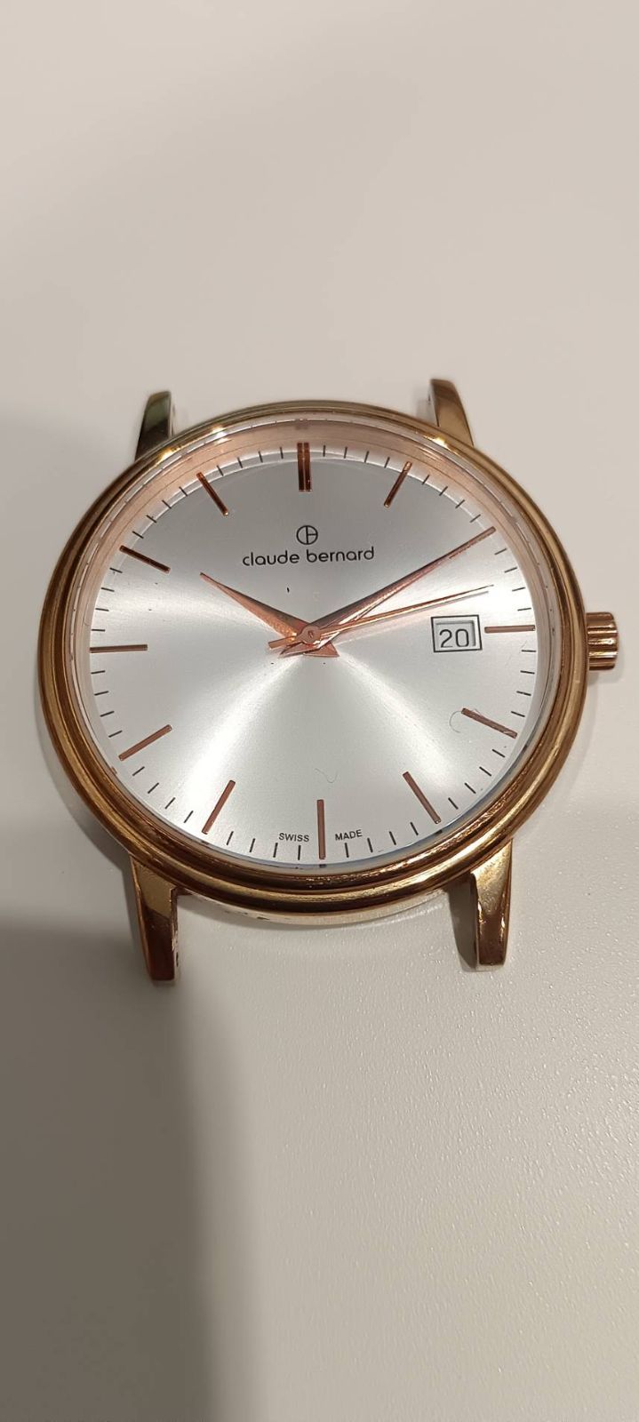 ジャンク】クロードベルナール 53007 スイス製 サファイアガラス 本体