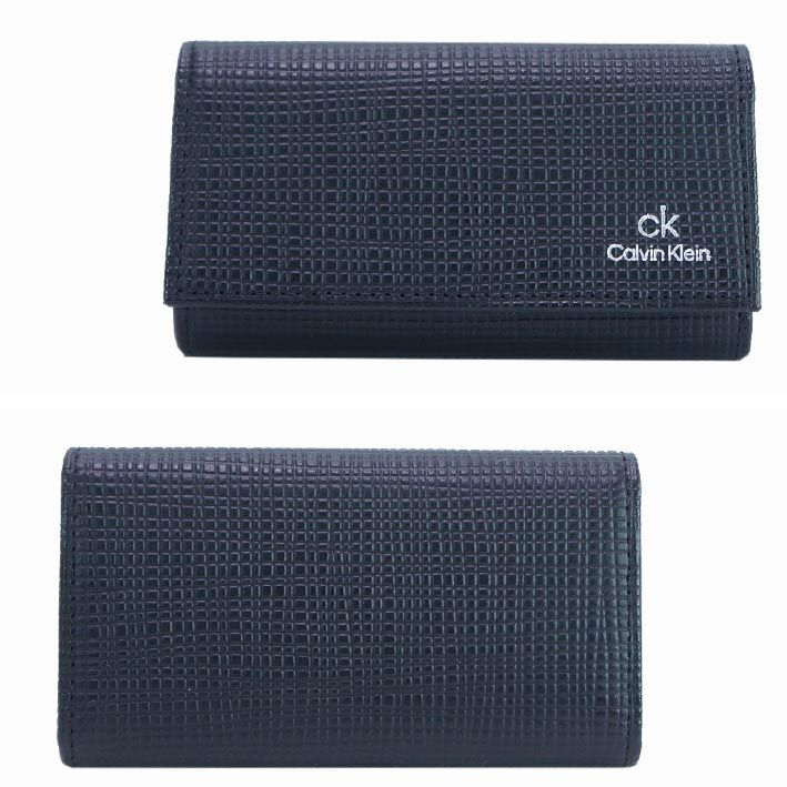 サンプル品 CKカルバンクライン CK CALVIN KLEIN 牛革 キーケース