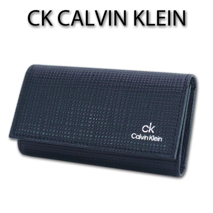 サンプル品 CKカルバンクライン CK CALVIN KLEIN 牛革 キーケース