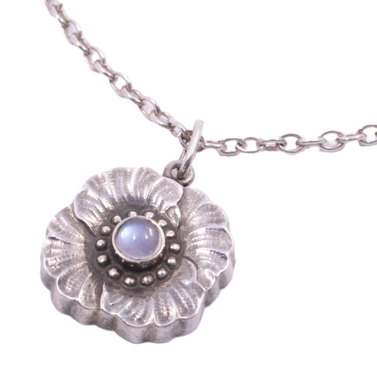 GEORG JENSEN ジョージジェンセン フラワーモチーフ ネックレス 