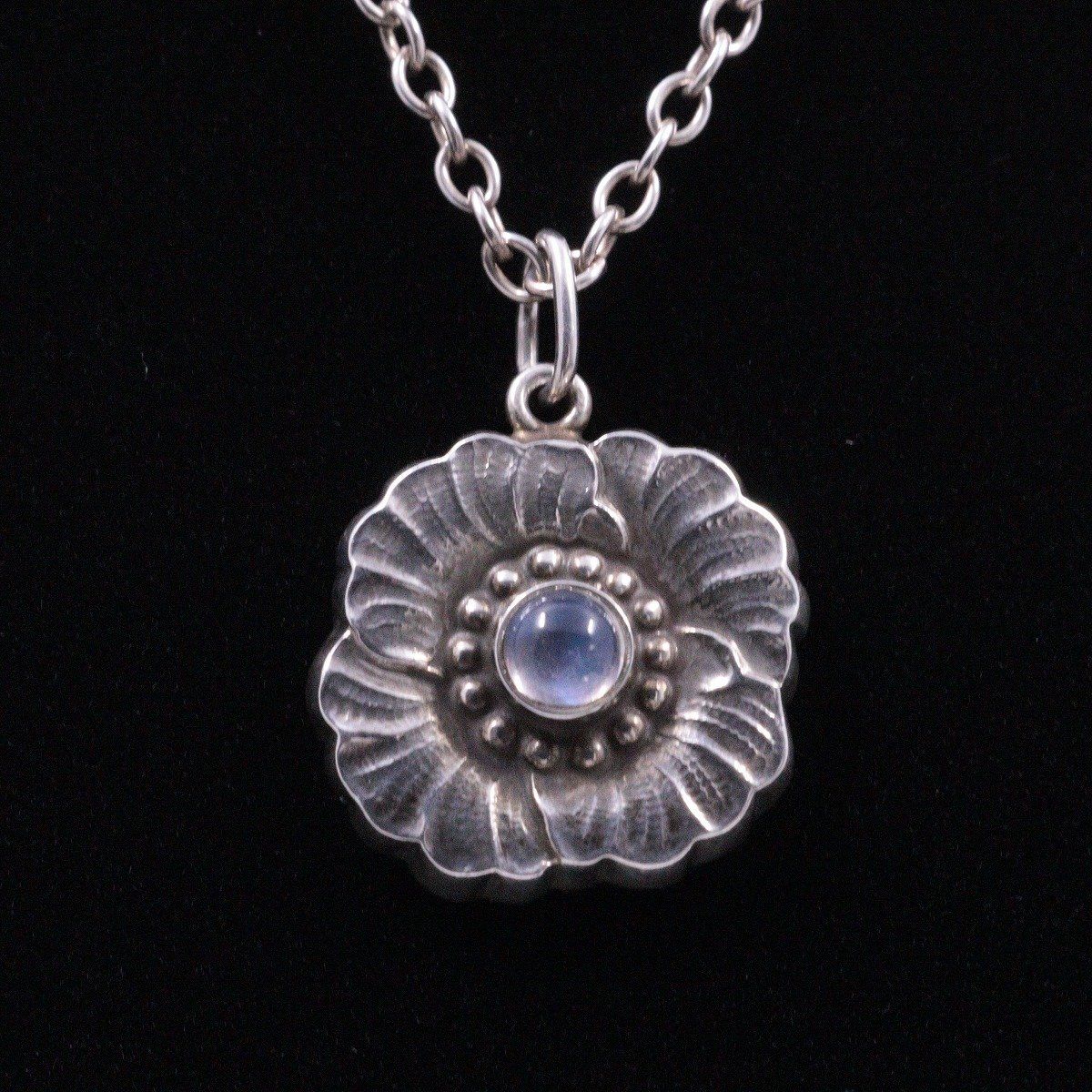 GEORG JENSEN ジョージジェンセン フラワーモチーフ ネックレス 